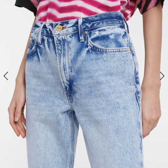 Frame Le Piper High Rise Straight Jeans Size 25 - Picture 3 of 13
